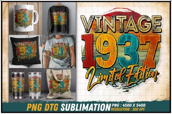 Download Vintage 1937 Limited Edition Retro Round - Vintage Collection