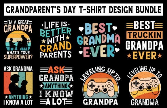 Download Grandparent’s Day Vintage T-shirt Bundle - Vintage Collection