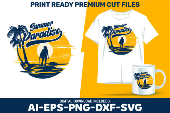 Download Summer Paradise Vintage Beach Spring SVG - Vintage Collection