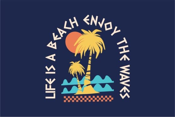 Download Vintage Beach Quote T-shirt Design - Vintage Collection