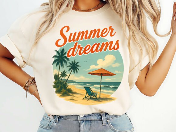 Download Summer Dreams Vintage PNG T-Shirt - Vintage Collection