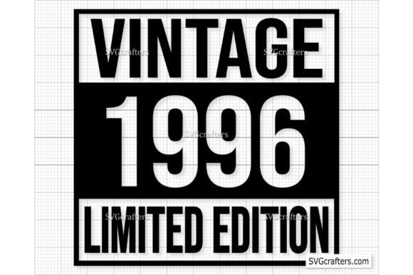 Download Vintage 1996 Svg Png, 26th Birthday Svg - Vintage Collection
