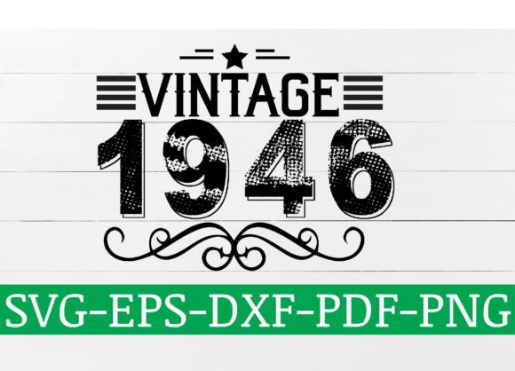 Download Vintage 1946 SVG Design - Vintage Collection