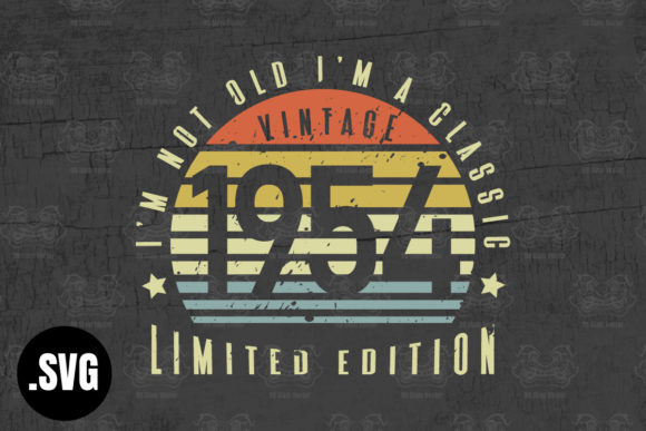 Download Vintage 1954 I'm Not Old I'm a Classic - Vintage Collection