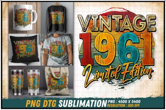 Download Vintage 1961 Limited Edition Retro Round - Vintage Collection