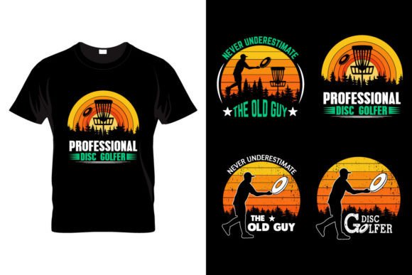 Download Disc Golf Retro Vintage T-shirt Bundle - Vintage Collection