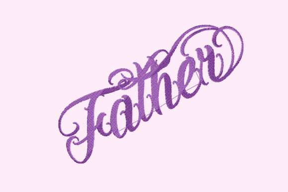 Download Father Vintage Lettering - Vintage Collection