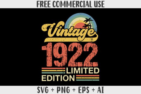 Download Retro Vintage 1922 Limited Edition - Vintage Collection