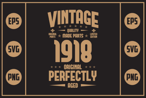 Download Vintage 1918 Original Perfectly Aged - Vintage Collection