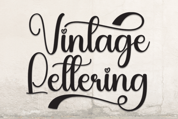 Download Vintage Lettering - Vintage Collection