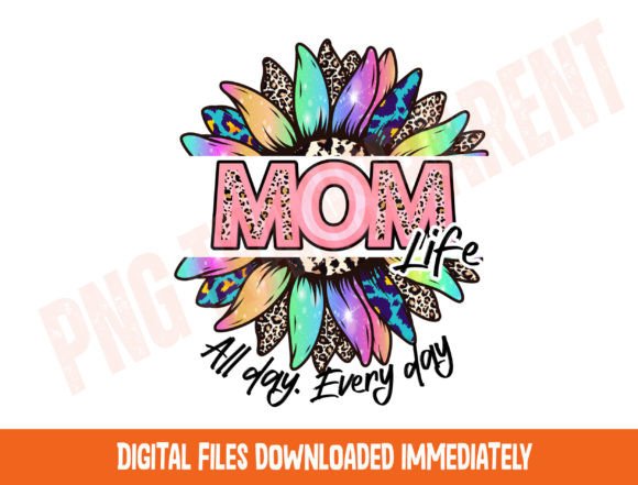 Download Leopard Mom Life PNG, Summer Mama Design - Mom life Collection