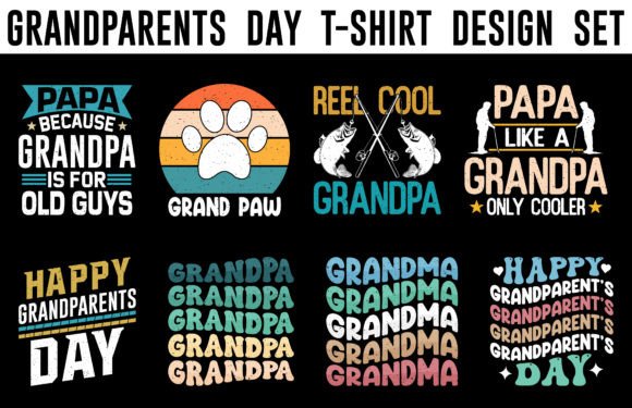Download Grandparent's Day Vintage T-shirt Bundle - Vintage Collection