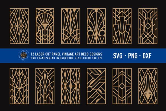 Download Laser Cut Panel Vintage Art Deco Designs - Vintage Collection