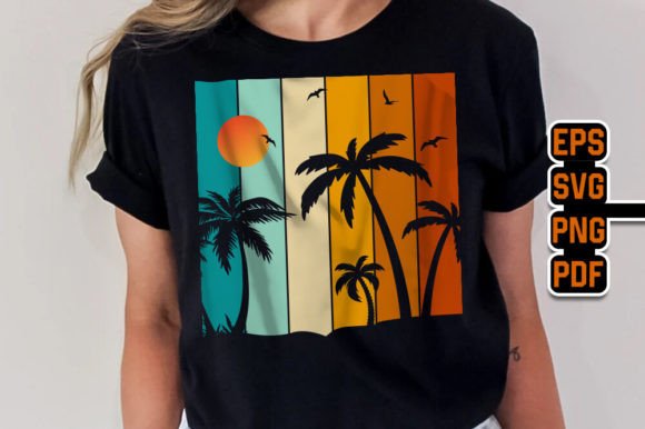Download Retro Vintage Beach T-Shirt Design - Vintage Collection