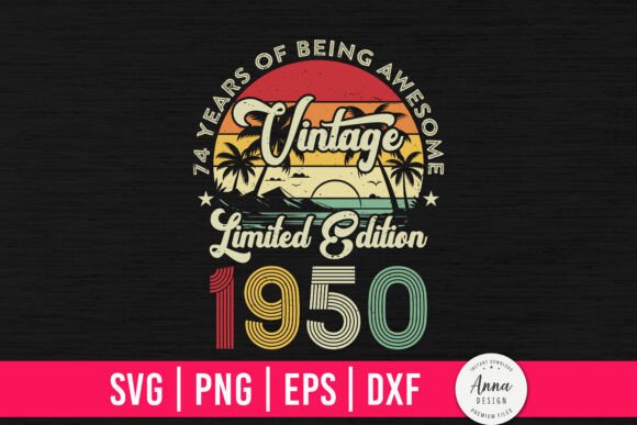 Download Vintage 1950 74th Birthday Gifts - Vintage Collection