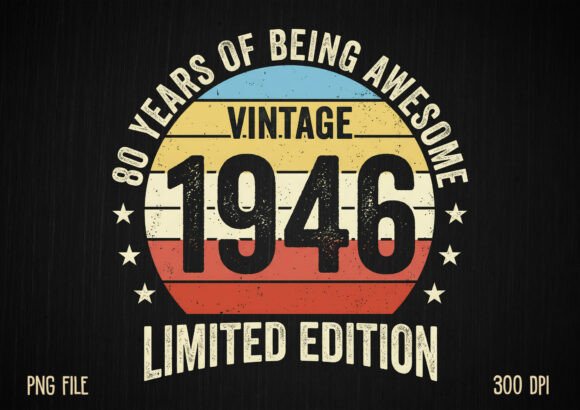 Download Vintage 1946 Shirt 80th Birthday Gift - Vintage Collection