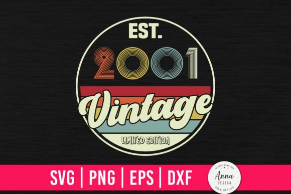 Download Vintage 2001 23th Birthday Gifts - Vintage Collection