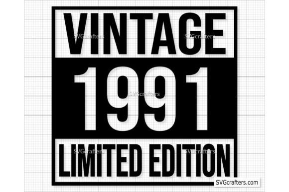 Download Vintage 1991 Svg Png, 31st Birthday Svg - Vintage Collection