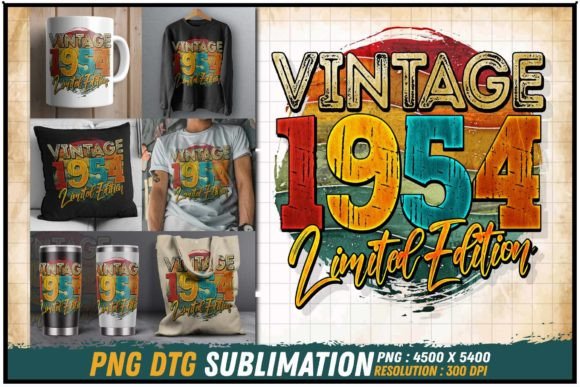 Download Vintage 1954 Limited Edition Retro Round - Vintage Collection