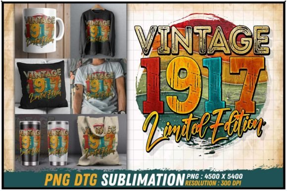 Download Vintage 1917 Limited Edition Retro Round - Vintage Collection