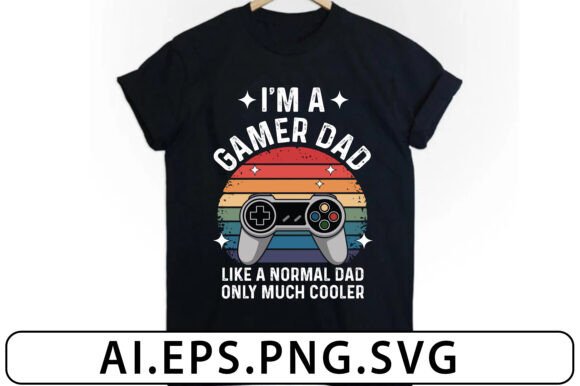 Download I Am a Gamer Dad Retro Vintage T-shirts - Vintage Collection