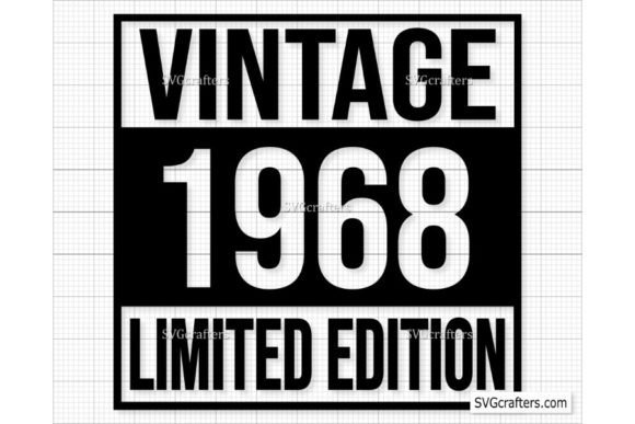 Download Vintage 1968 Svg Png, 54th Birthday Svg - Vintage Collection