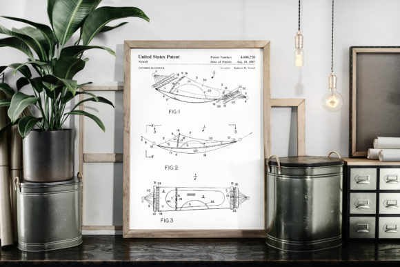 Download Hammock 1987 Vintage Patent Art Poster - Vintage Collection