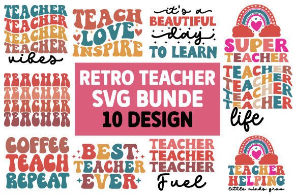 Download Retro Teacher Svg Bundle - Teacher svg bundle Collection