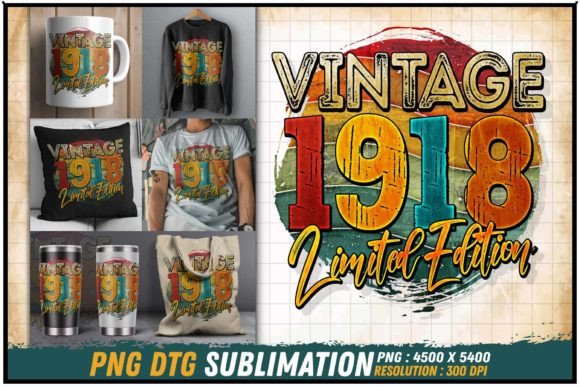 Download Vintage 1918 Limited Edition Retro Round - Vintage Collection