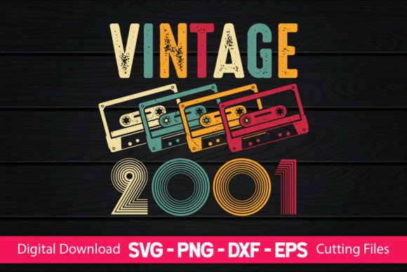 Download Vintage 2001 22th Birthday Gifts - Vintage Collection