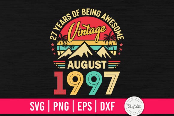 Download Vintage 1997 August 27th Birthday Gifts - Vintage Collection