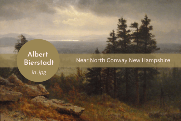 Download Vintage Painting, Albert Bierstadt, Arts - Vintage Collection