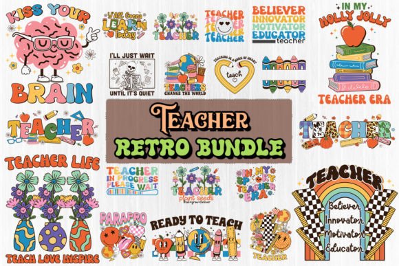 Download Retro Teacher SVG Bundle - Teacher svg bundle Collection