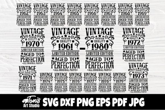 Download Vintage Birthday, 1961-1980 Birthday - Vintage Collection