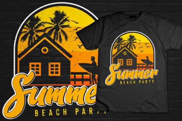 Download Summer Beach Retro Vintage T Shirts Svg - Vintage Collection