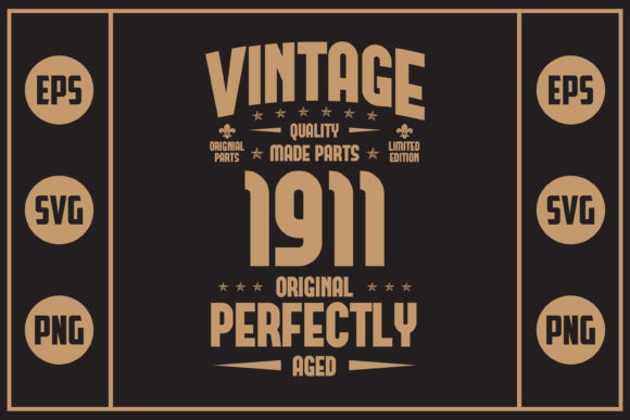 Download Vintage 1911 Original Perfectly Aged - Vintage Collection