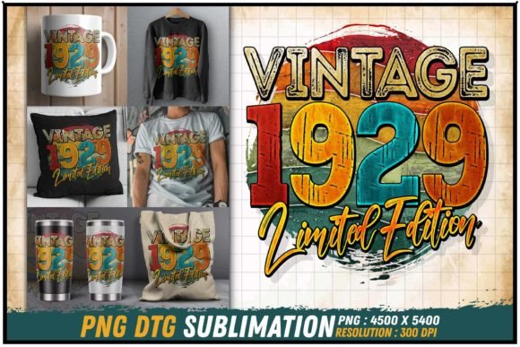 Download Vintage 1929 Limited Edition Retro Round - Vintage Collection