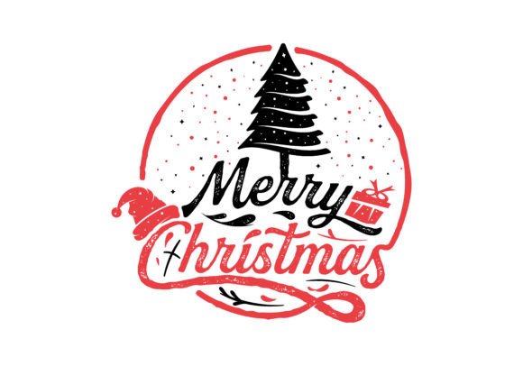 Download Vintage Lettering Merry Christmas Logo - Vintage Collection