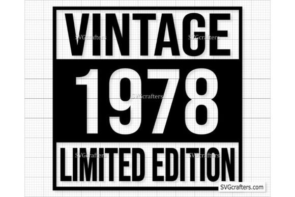 Download Vintage 1978 Svg Png, 44th Birthday Svg - Vintage Collection