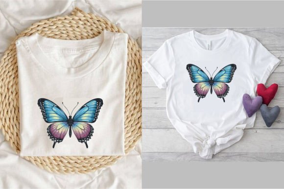 Download Butterfly T Shirt Design, Vintage, A6 - Vintage Collection