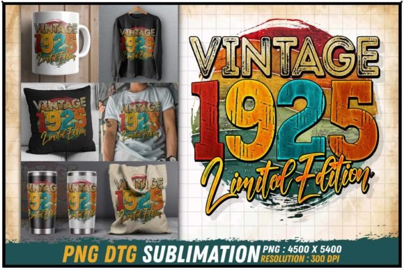 Download Vintage 1925 Limited Edition Retro Round - Vintage Collection