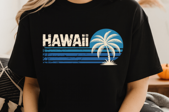 Download Vintage Hawaii Beach Sunset PNG - Vintage Collection